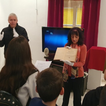 Fifth-graders learned about the legacy of Academician Ananie Yavashov at the house-museum